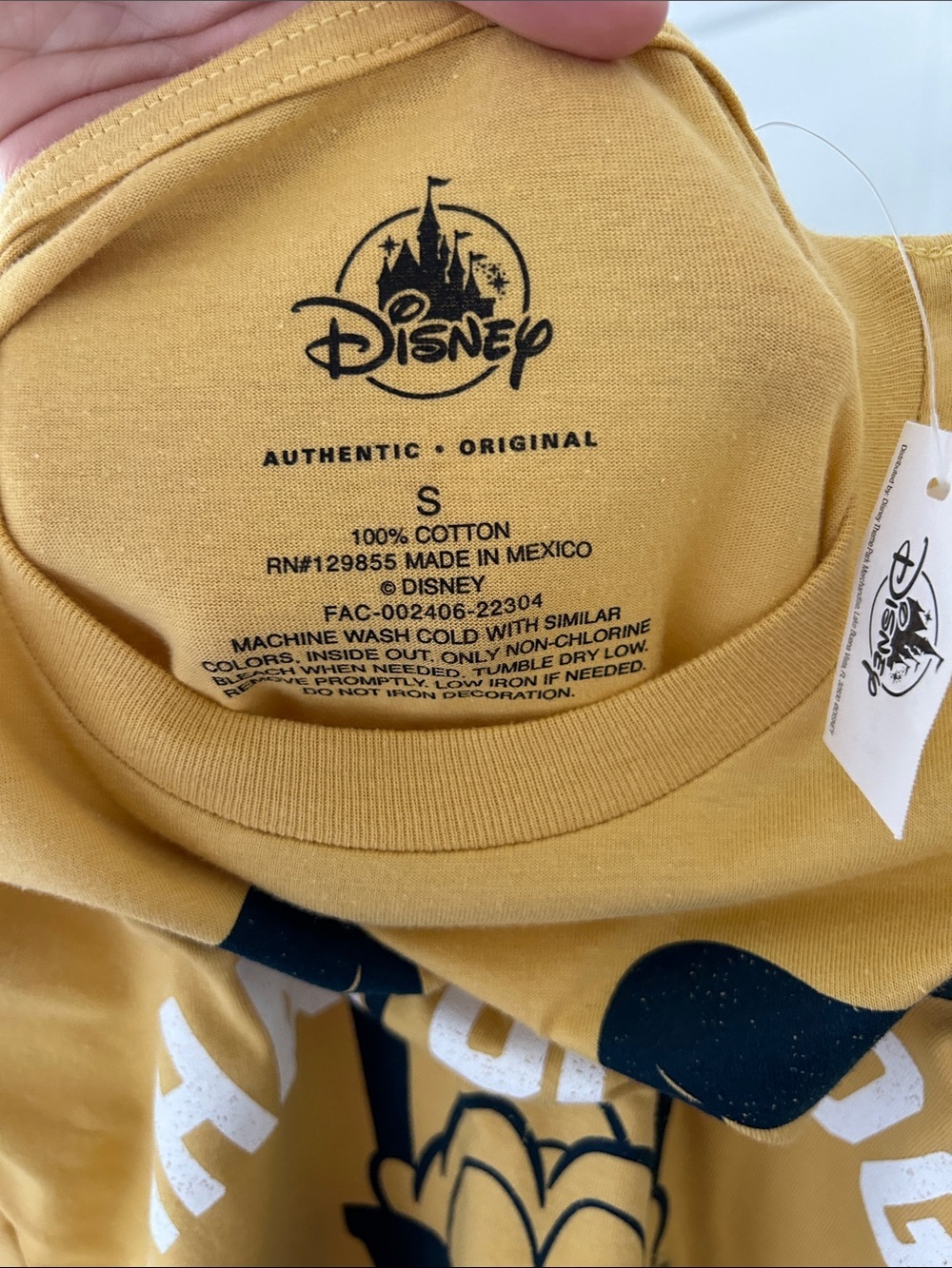 NWT Disney Tee. Size small. PTP 18”. - Picture 3 of 3